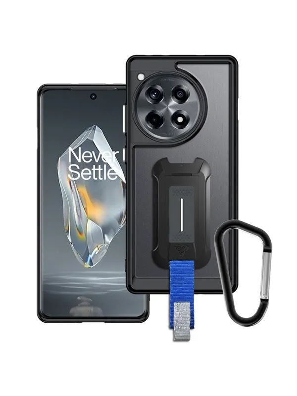 Armor-X Armor X OnePlus 12R | Shockproof Rugged case w/ KEY Mount & Carabiner
