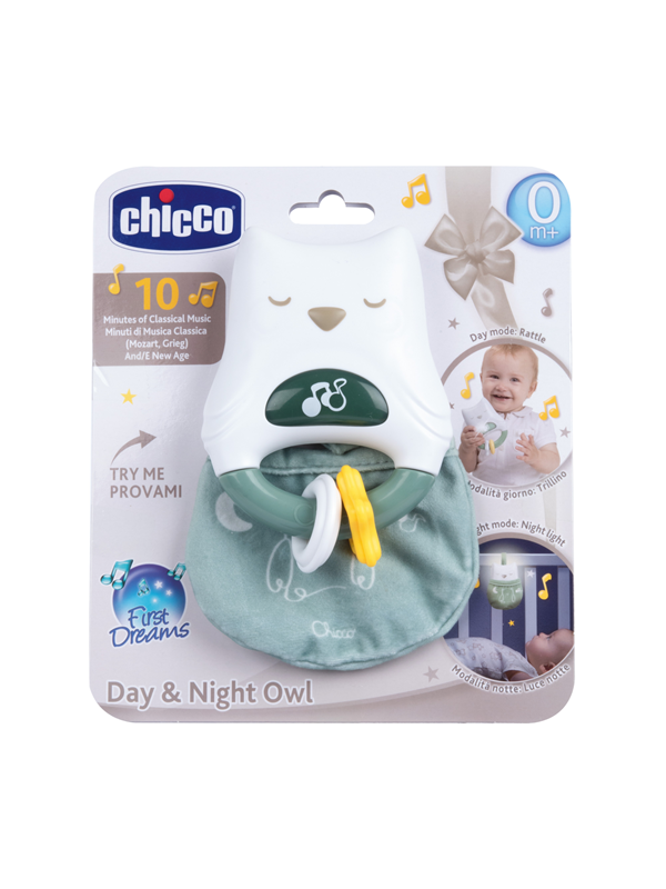 Chicco -Day &amp; Night Owl Rattle
