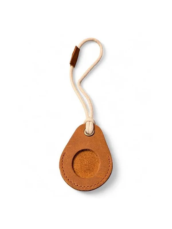 Light Solutions Airtag Keychain - Genuine Leather - Brown