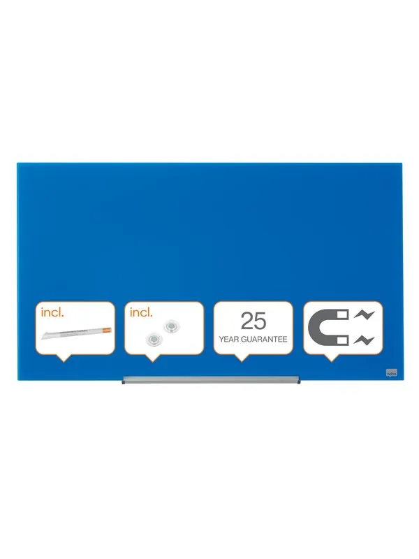 Nobo  Impression Pro Glass Magnetisk Whiteboard 45" 100x56cm Blå