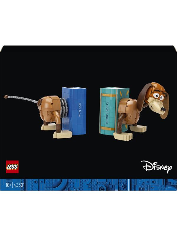 LEGO Disney 43301 Bokstøtter av Slinky Dog fra Toy Story