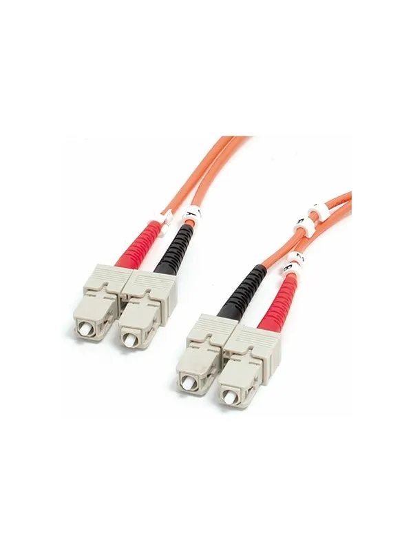 StarTech.com 1m Fiber Optic Cable - Multimode Duplex 62.5/125 - LSZH - SC/SC - OM1 - SC to SC Fiber Patch Cable (FIBSCSC1) - network cable - 1 m - 1m