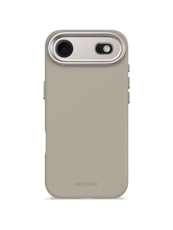 Decoded - AntiMicrobial Silicone Backcover for iPhone 17 Air - Soft Taupe