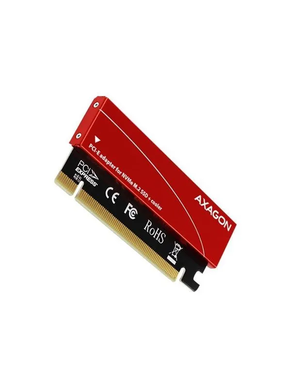 AXAGON Compact Internal PCIe Adapter for NVMe M.2 SSD with Heatsink