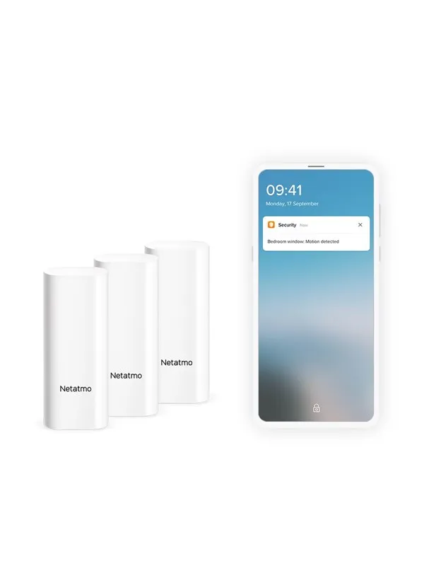 Netatmo Smarte Dør- og Vindussensorer 3-pak