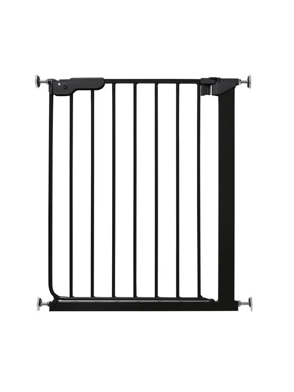 BabyDan SlimFit Sikkerhetsgrind, sort, 60,5-66,5 cm, 60,5-66,5 cm
