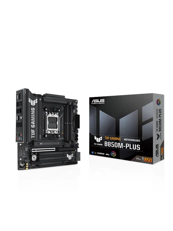 ASUS TUF GAMING B850M-PLUS Hovedkort - AMD B850 - AMD AM5 socket - DDR5 RAM - Micro-ATX