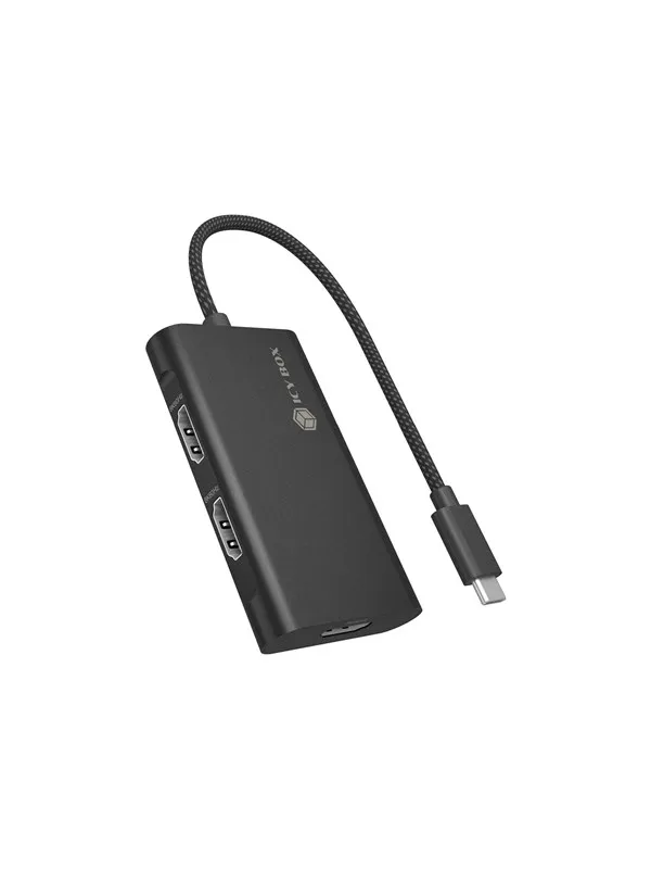 ICY BOX adapter - HDMI / USB - 20 cm