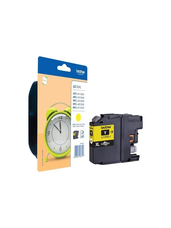 Brother LC 125XLY / LC125XLY High Capacity Yelllow Ink - Blekkpatron Yellow