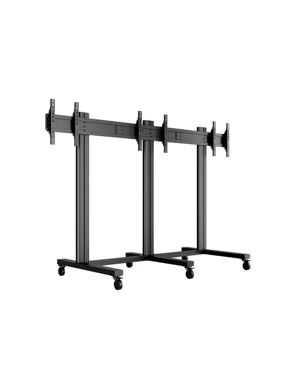 Multibrackets M Public Video Wall Stand 3-screens 40-55" Black - Max 120 kg - recommended for 55"