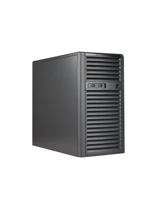Supermicro SC731 i-404B - Kabinett - Tower - Svart