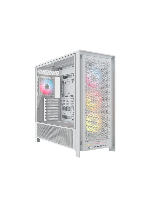 Corsair FRAME 5000D RS ARGB White - Kabinett - Miditower - Hvit