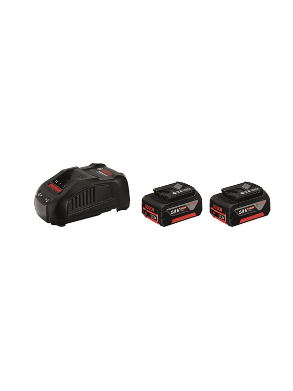Bosch Professional Startsett 2 stk. GBA 18V 5.0Ah + GAL 1880 CV