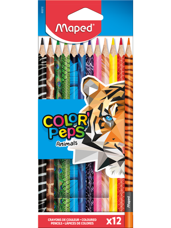 Maped Color'Peps Animals Colour pencils x12
