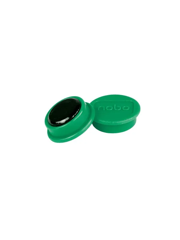 Nobo  Whiteboard magneter 13 mm, pakke med 10 stk. Grønn