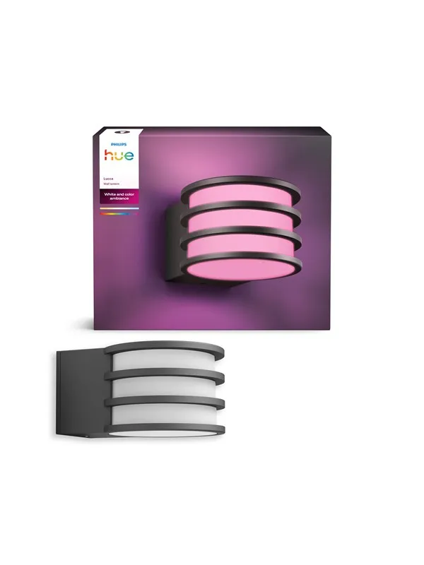 Philips Hue Lucca utendørs vegglampe
