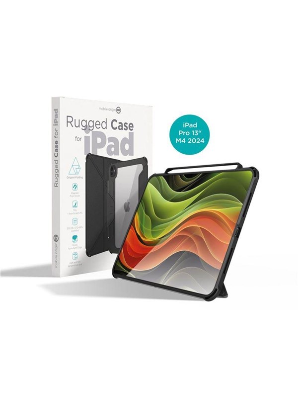 Mobile Origin Rugged Case - black - iPad Pro 13" (M5 2025/M4 2024)
