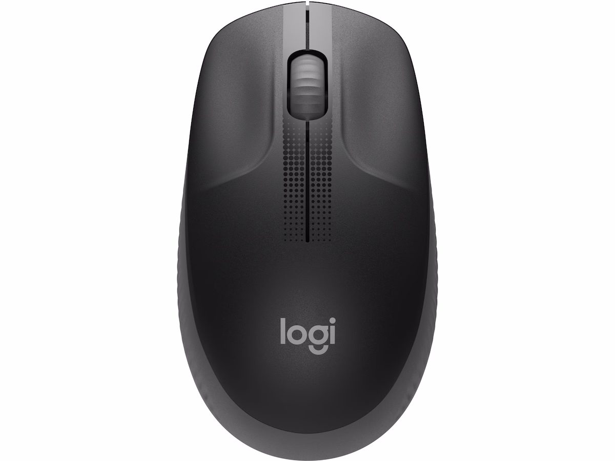 Logitech M190 Trådløs mus i full størrelse koksgrå