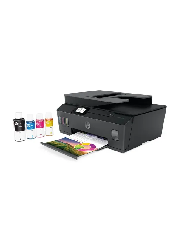 HP Smart Tank Plus 570 - Color Inkjet - Wireless - Refillable Multifunksjon - Farge - Blekk