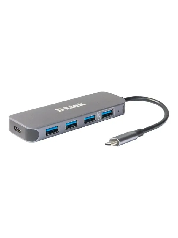 D-Link DUB-2340 - hub - 5 ports USB-hub - 5 porter - Grå