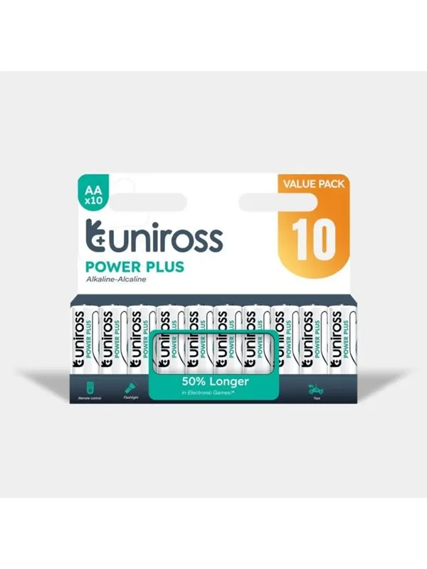 UNiROSS Power Plus Alkaline AA (240-Pack)