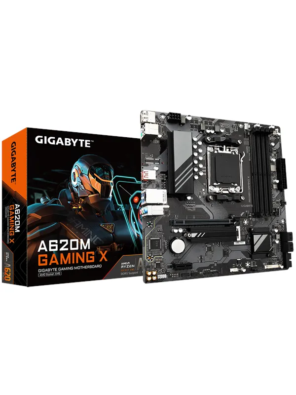 GIGABYTE A620M GAMING X Hovedkort - AMD A620 - AMD AM5 socket - DDR5 RAM - Micro-ATX