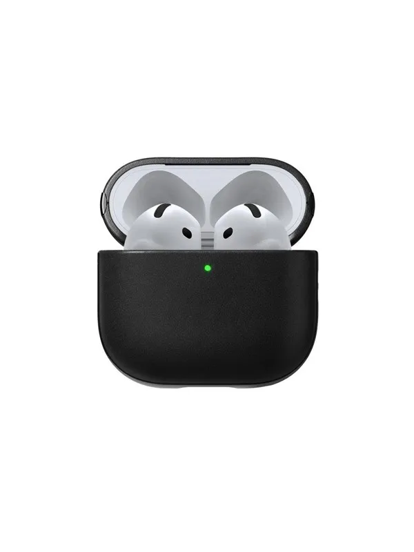 Nomad Modern Leather Case - Airpods 4 | Black |  Leather