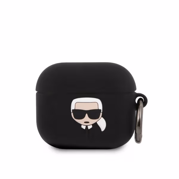 Karl Lagerfeld AirPods 3 Deksel Iconic Karl Svart