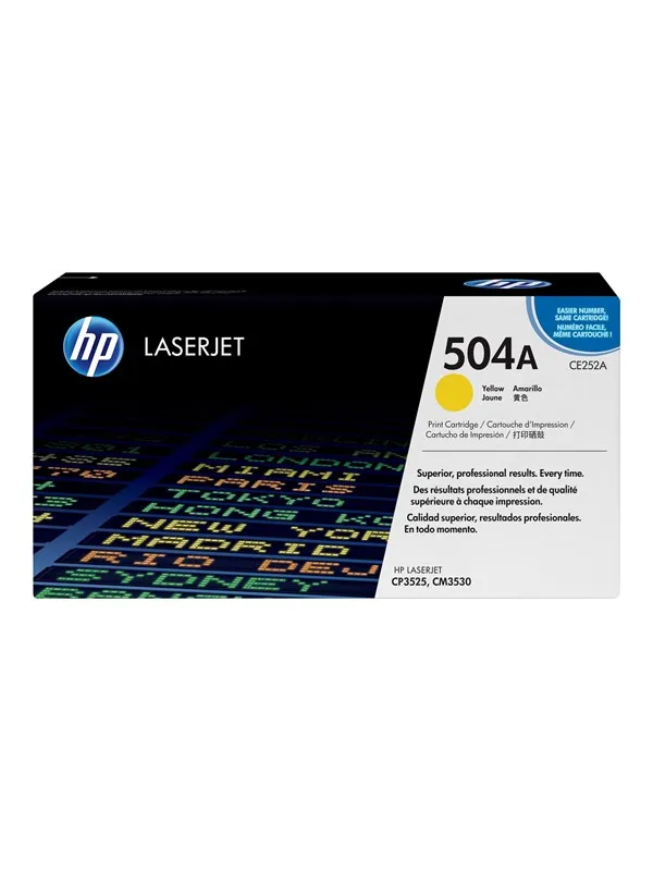 HP 504A / CE252A Yellow Toner - Laser toner Yellow