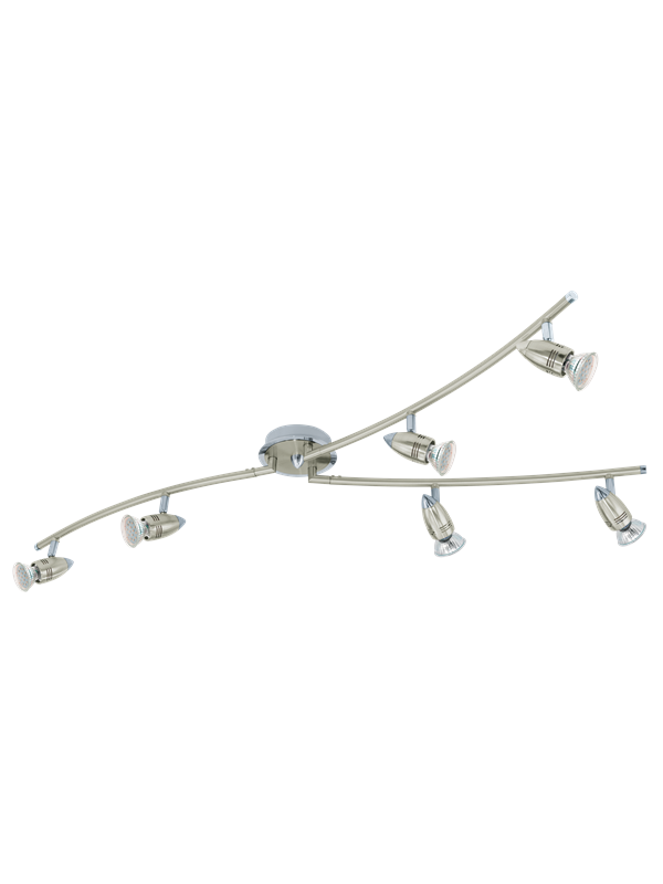 EGLO MAGNUM LED spot rail 6L brushed steel