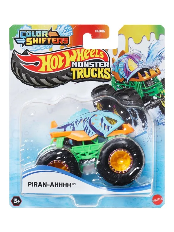 Hot Wheels Monster Trucks Colour Shiffters Piran-Ahhh