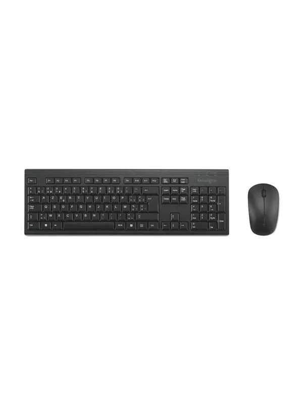 Kensington KM150 EQ trådløst sett med tastatur og mus, engelsk - Tastatur & Mussett - Svart
