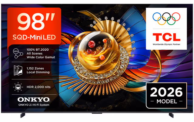 TCL 98" MSQLED80L 4K LCD TV (2026)