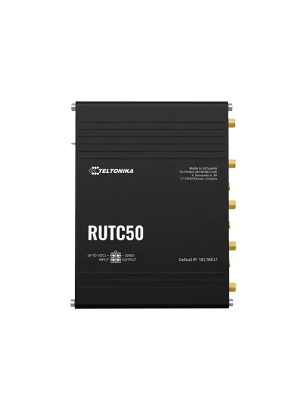 Teltonika RUTC50 - wireless router - WWAN - Wi-Fi 6 - 4G 5G 3G - desktop - Wireless router Wi-Fi 6