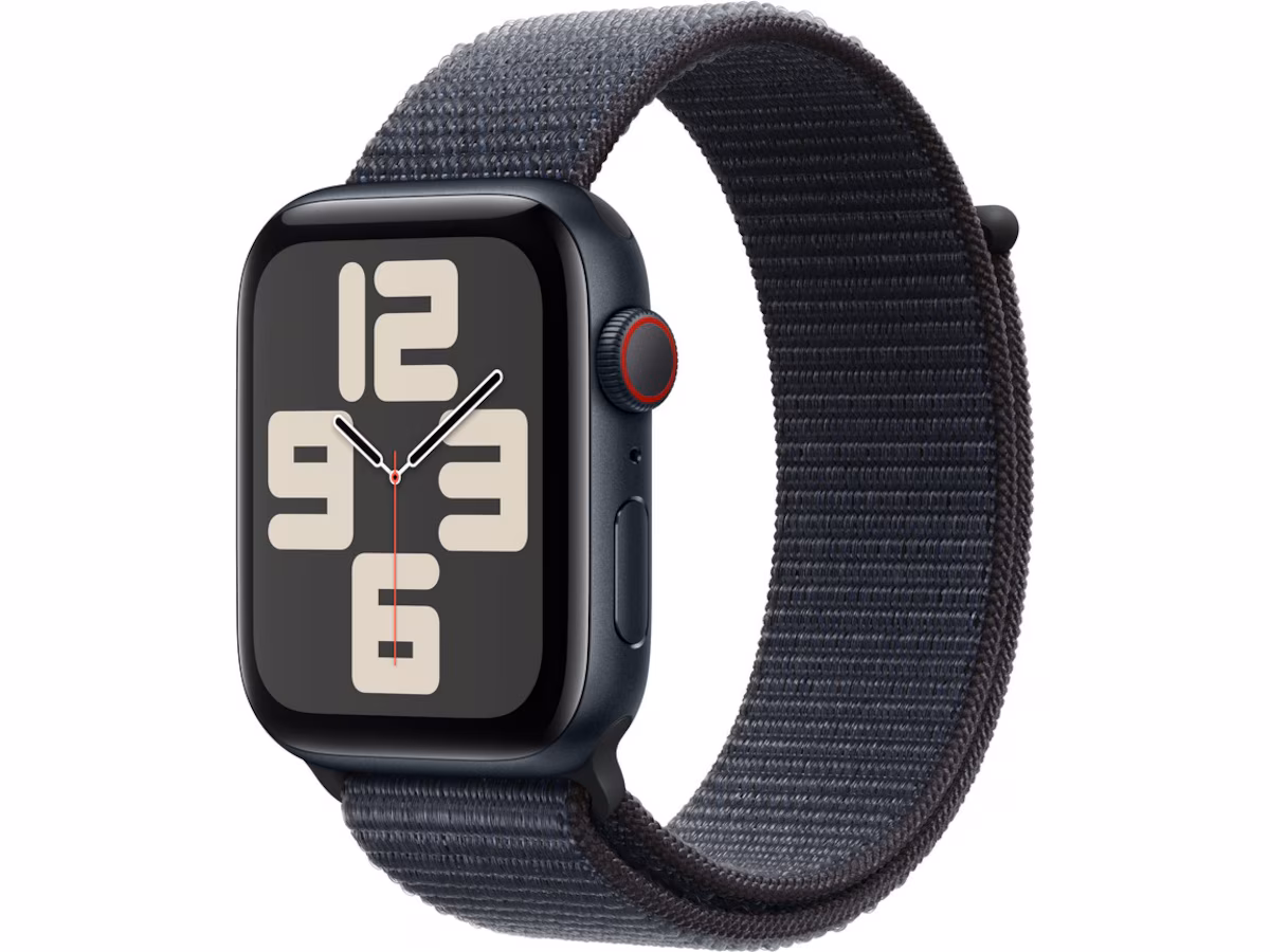 Apple Watch SE GPS + Cellular 44mm - Midnight Aluminium Case with Ink Sport Loop
