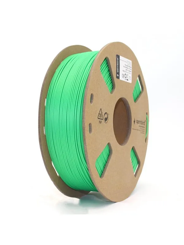 Gembird PLA filament - Grønn - 1.75mm ø - 1 kg