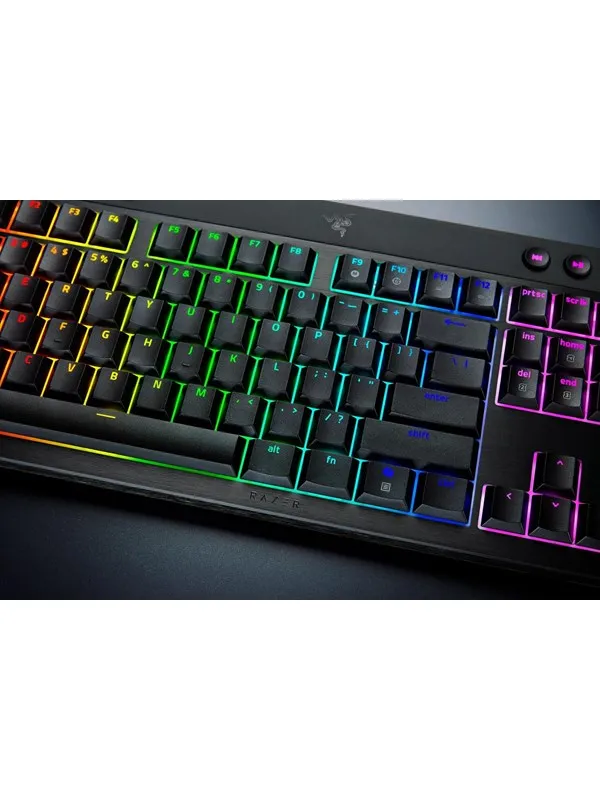 Razer BlackWidow V4 Low-Profile HyperSpeed - Gamingtastatur - Engelsk (USA) - Svart