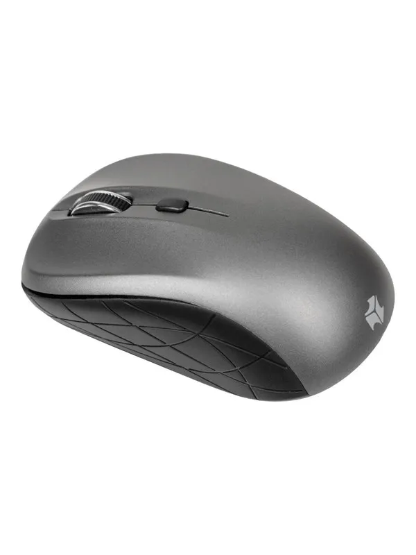 iBOX Rosella PRO - mouse - 2.4 GHz - grey - Mus - Optisk - 3 knapper - Grå