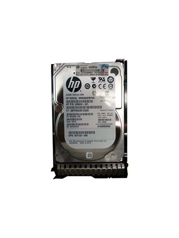 HP Dual Port Midline - 500GB - Harddisk - 653953-001 - SAS2 - 2.5"