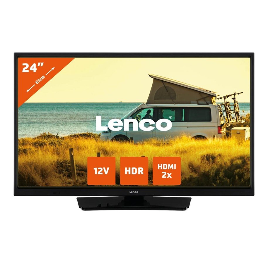 Lenco 24" Flatskjerm-TV LED 720p LED-2423BK