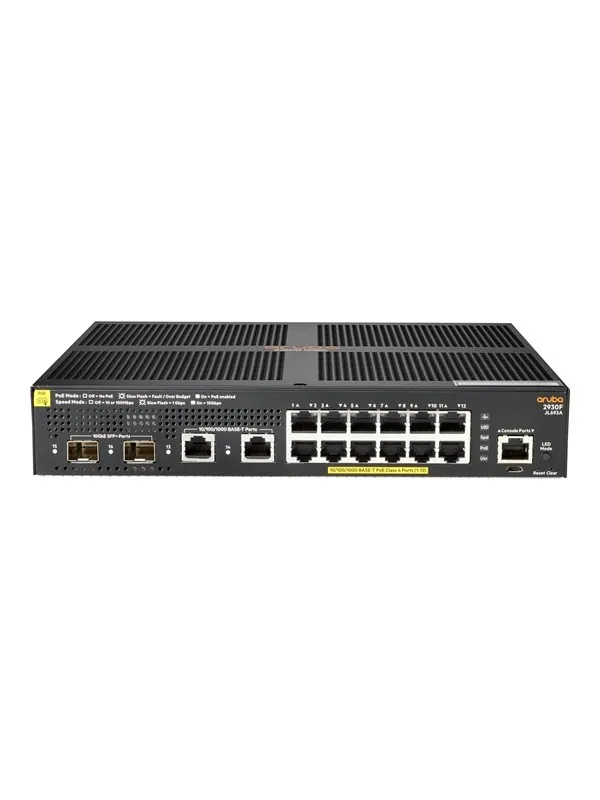 Hewlett Packard Enterprise E Aruba 2930F 12G PoE+ 2G/2SFP+
