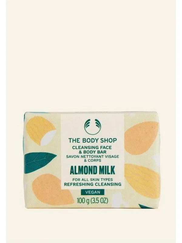The Body Shop Almond Milk Cleansing Face & Body Bar 100 g.