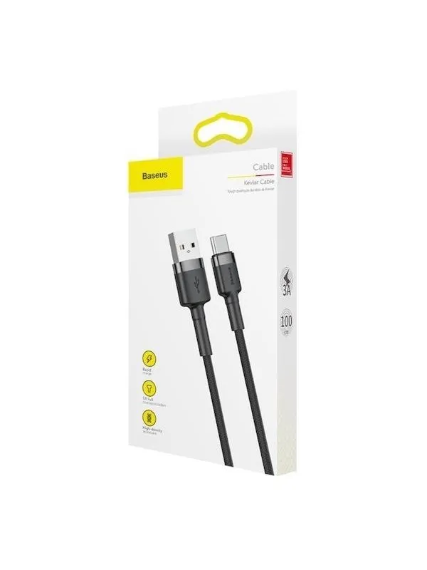 Baseus Cafule cable USB-C 3A 1m (Gray+Black)