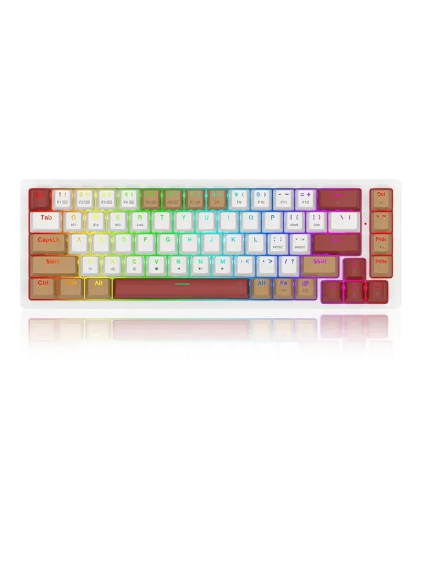 REDRAGON K677WLR-RGB-PRO Rammus keyboard - Gamingtastatur - Engelsk (USA) - Hvit