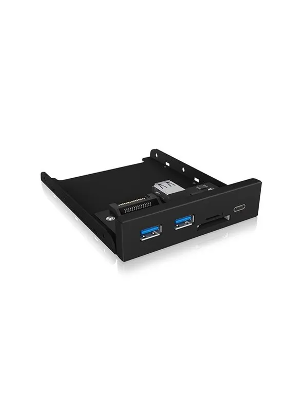 ICY BOX IB-HUB1417-i3 USB-hub - USB 3.0 - 3 porter - Svart
