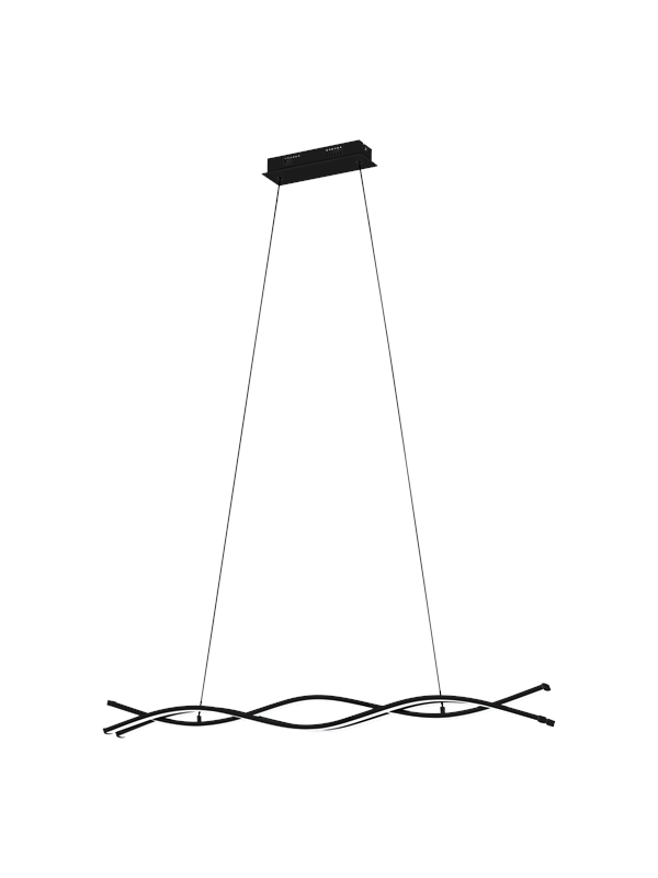 EGLO LASANA 3 long table pendant LED black
