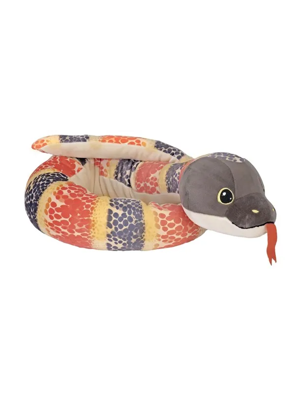 Wild Republic Plush Toy Squishy Snakes 132 cm Brown