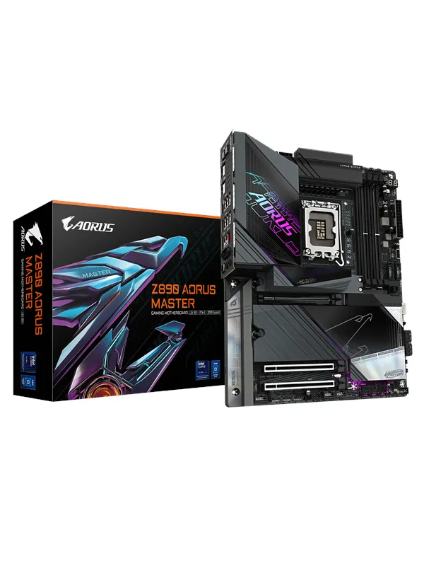 GIGABYTE Z890 AORUS MASTER Hovedkort - Intel Z890 - Intel LGA1851 socket - DDR5 RAM - ATX