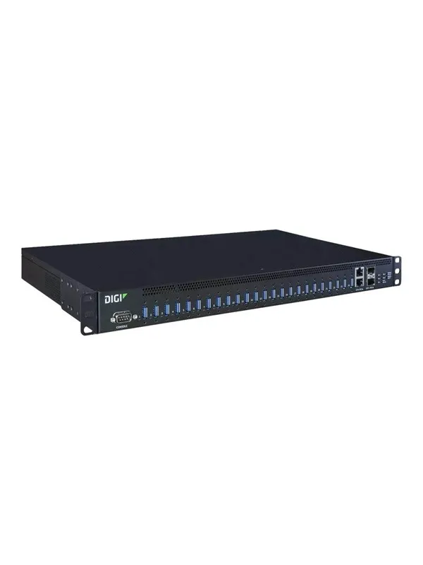Digi AnywhereUSB 24 Plus USB-hub - USB 3.2 - 24 porter - Svart