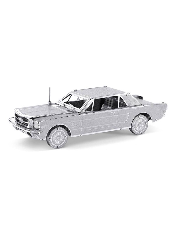Eureka Metal Earth 1965 Ford Mustang Coupe Silver Edition